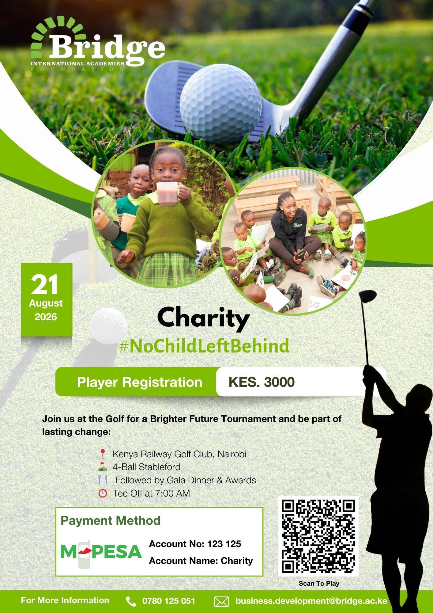 Save the Date | Golf for a Brighter Future